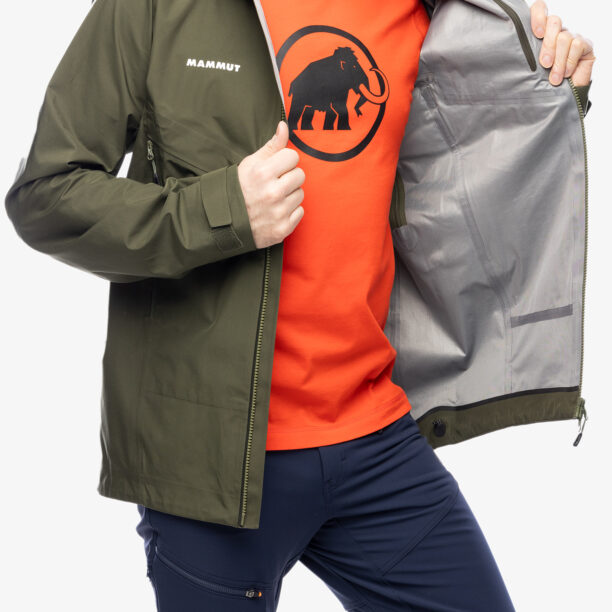 Preţ Geaca impermeabila Mammut Crater IV HS Hooded Jacket - dark marsh