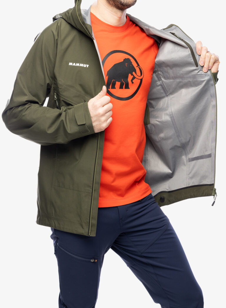 Preţ Geaca impermeabila Mammut Crater IV HS Hooded Jacket - dark marsh