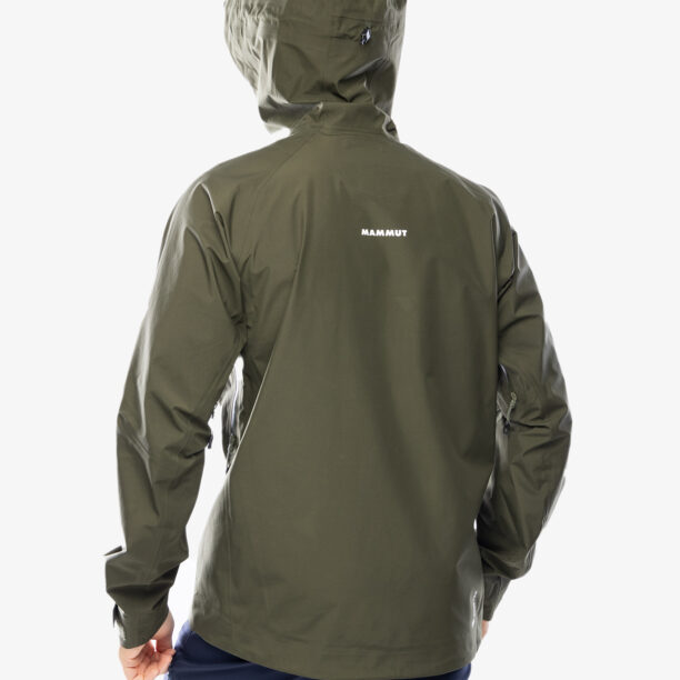 Original Geaca impermeabila Mammut Crater IV HS Hooded Jacket - dark marsh