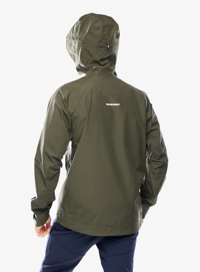 Original Geaca impermeabila Mammut Crater IV HS Hooded Jacket - dark marsh