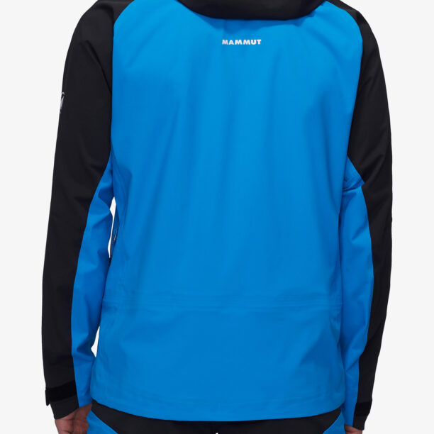 Geaca impermeabila Mammut Taiss Pro HS Hooded Jacket - glacier blue/black preţ