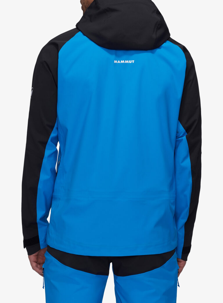 Geaca impermeabila Mammut Taiss Pro HS Hooded Jacket - glacier blue/black preţ