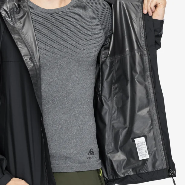 Preţ Geaca impermeabila Rab Downpour Eco Jacket - black