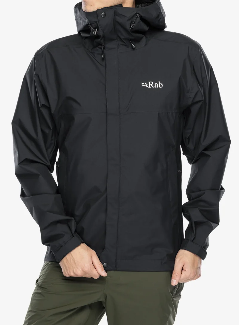 Geaca impermeabila Rab Downpour Eco Jacket - black