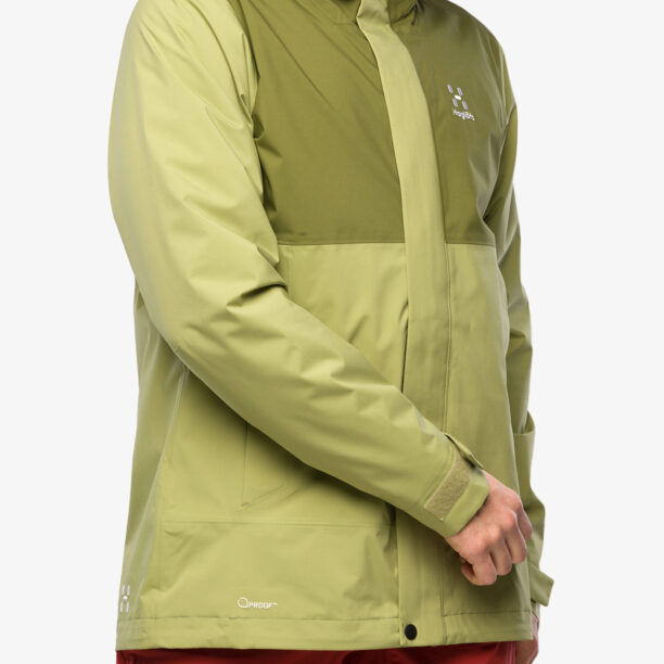 Cumpăra Geaca impermeabila barbati Haglofs Koyal Proof Jacket - thyme green/olive green