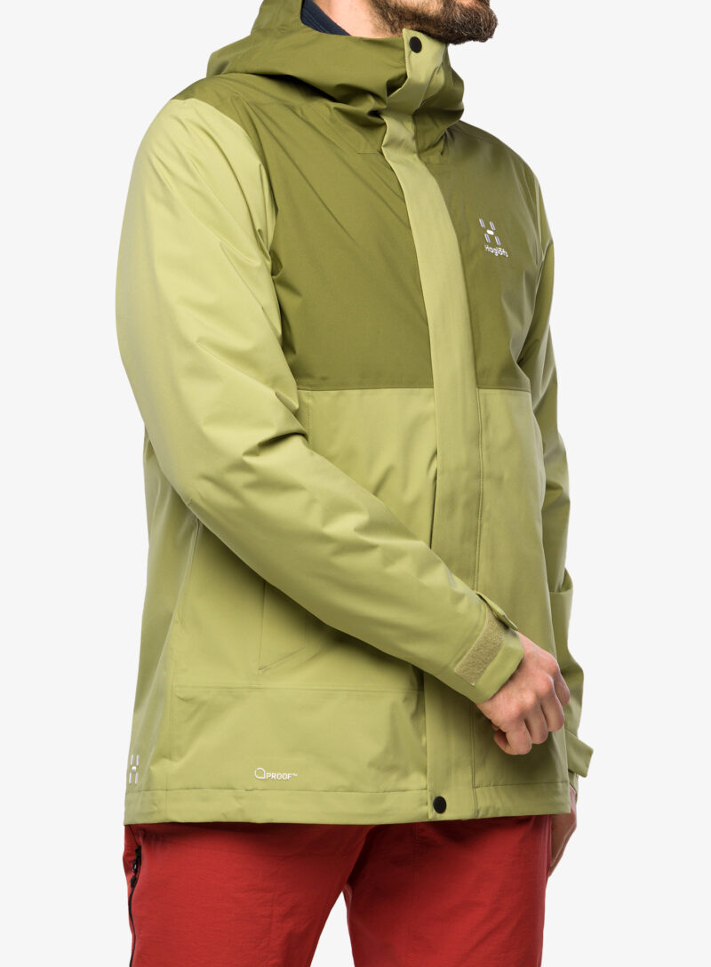 Cumpăra Geaca impermeabila barbati Haglofs Koyal Proof Jacket - thyme green/olive green