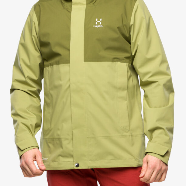 Geaca impermeabila barbati Haglofs Koyal Proof Jacket - thyme green/olive green