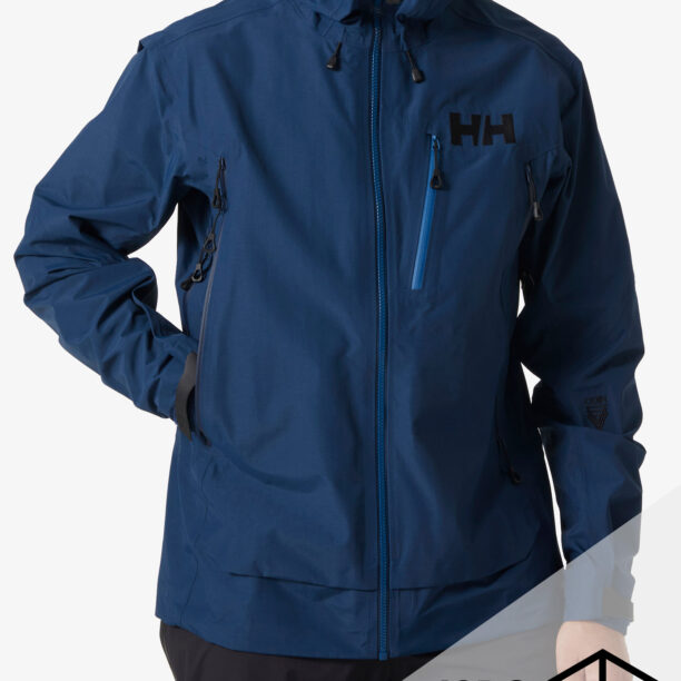 Geaca impermeabila barbati Helly Hansen Odin 9 Worlds 3.0 Jacket - ocean