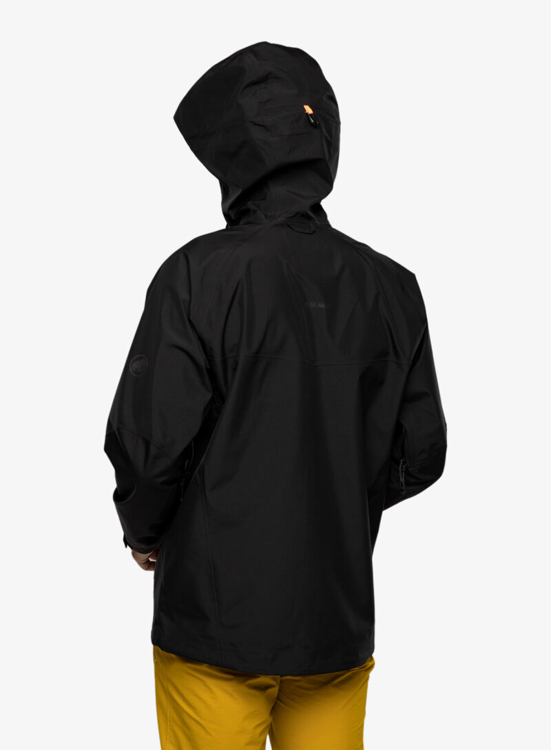 Original Geaca impermeabila barbati Mammut Crater HS Hooded Jacket - black