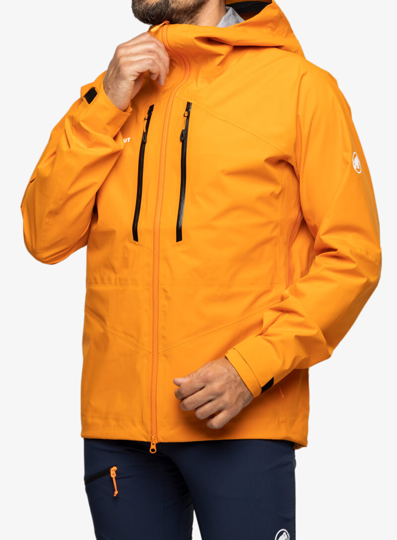 Cumpăra Geaca impermeabila barbati Mammut Taiss HS Hooded Jacket - dark tangerine