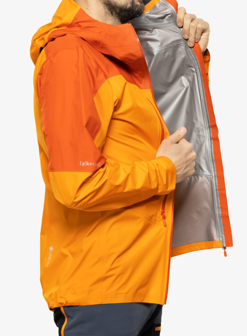 Preţ Geaca impermeabila barbati Norrona Falketind Gore-Tex Paclite Jacket - arednalin/orange popsicle