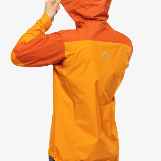 Original Geaca impermeabila barbati Norrona Falketind Gore-Tex Paclite Jacket - arednalin/orange popsicle