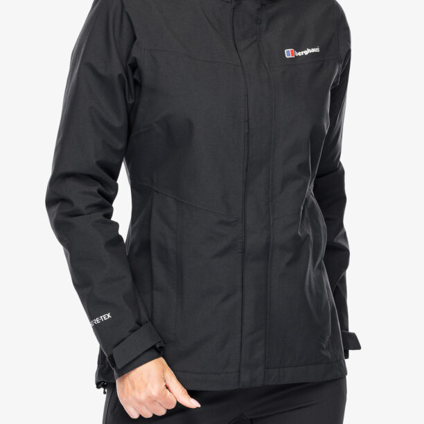 Geaca impermeabila femei Berghaus Hillwalker InterActive Shell - black/black