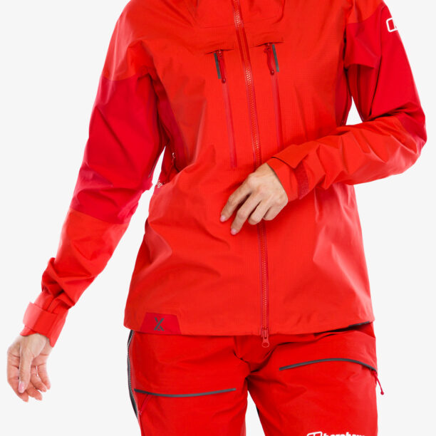 Geaca impermeabila femei Berghaus MTN Guide Alpine Pro Jacket - goji berry/haute red