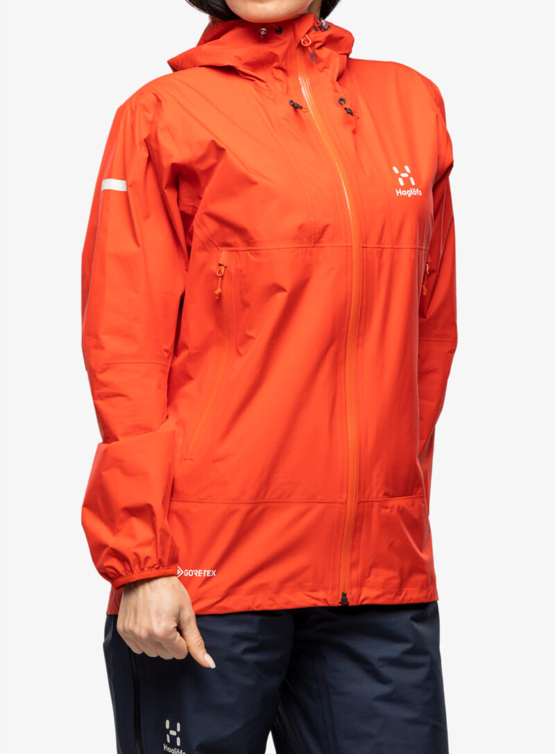 Cumpăra Geaca impermeabila femei Haglofs L.I.M GTX Jacket - poppy red