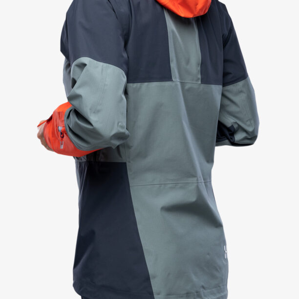 Preţ Geaca impermeabila femei Haglofs Spitz GTX PRO Jacket - steel blue/tarn blue