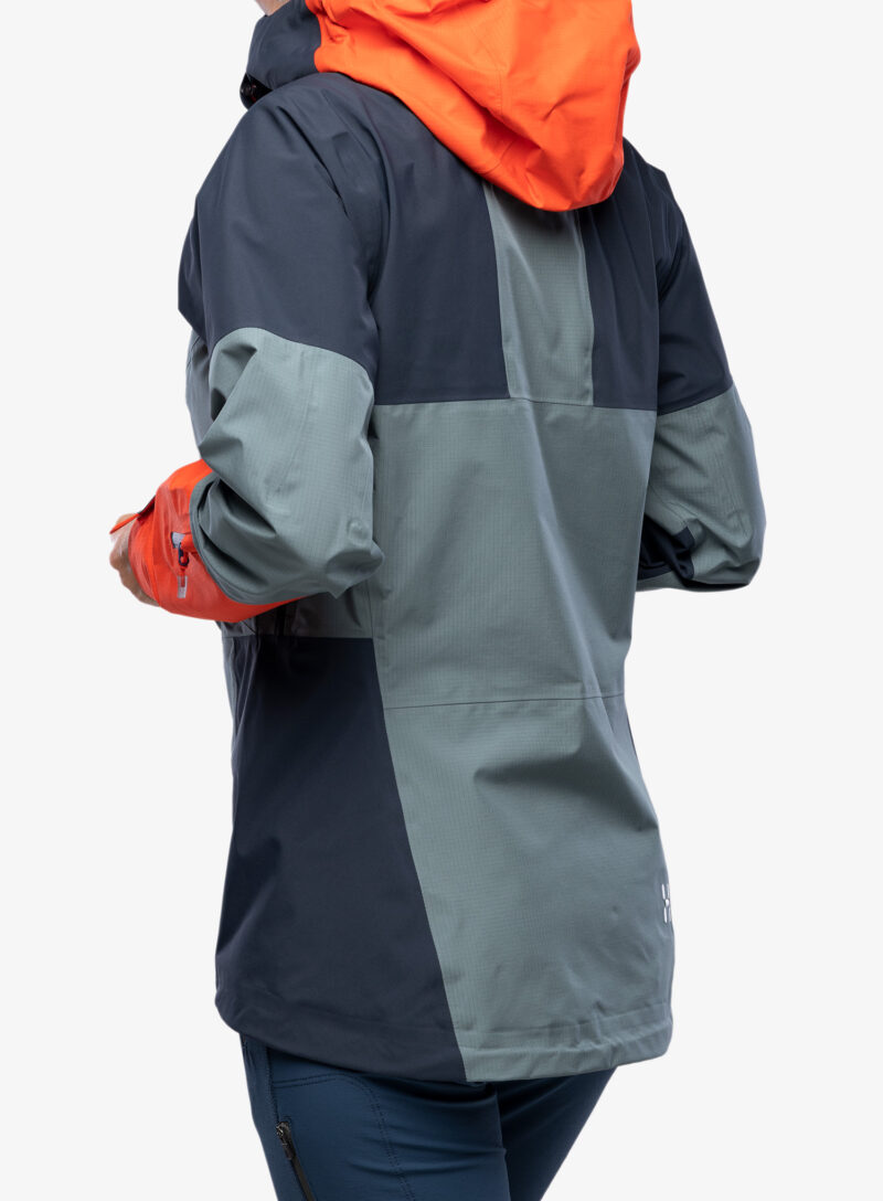 Preţ Geaca impermeabila femei Haglofs Spitz GTX PRO Jacket - steel blue/tarn blue