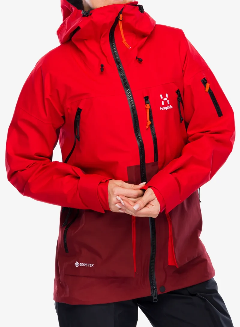 Cumpăra Geaca impermeabila femei Haglofs Vassi GTX Jacket - bright red/carmine red