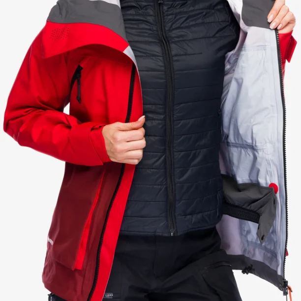 Original Geaca impermeabila femei Haglofs Vassi GTX Jacket - bright red/carmine red