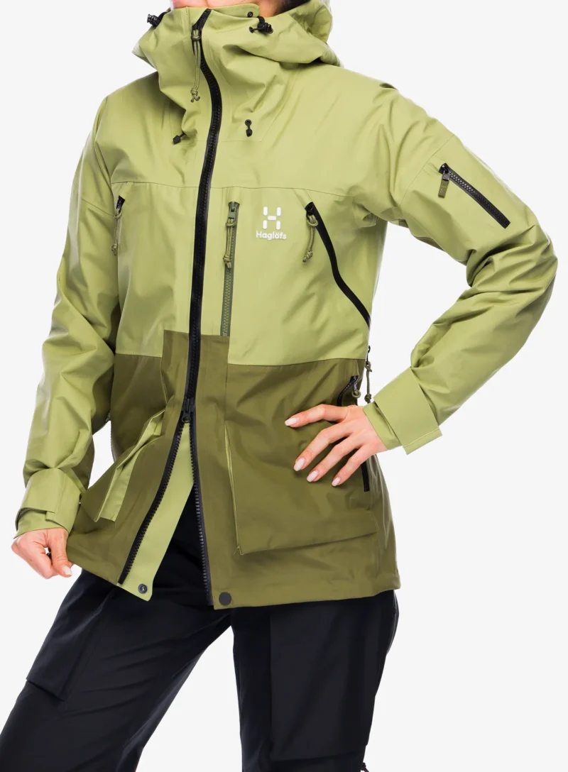 Cumpăra Geaca impermeabila femei Haglofs Vassi GTX Jacket - thyme green/olive green