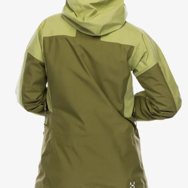 Original Geaca impermeabila femei Haglofs Vassi GTX Jacket - thyme green/olive green