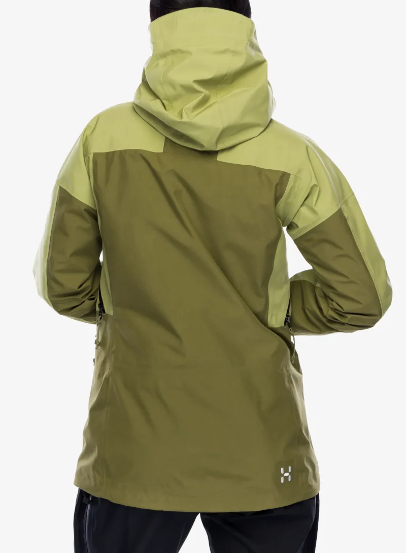 Original Geaca impermeabila femei Haglofs Vassi GTX Jacket - thyme green/olive green