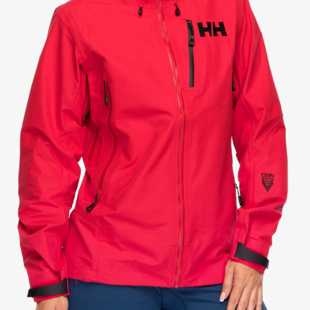 Geaca impermeabila femei Helly Hansen Odin 9 Worlds 3.0 Jacket - alert red