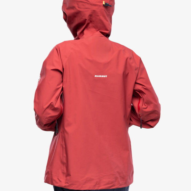 Geaca impermeabila femei Mammut Taiss HS Hooded Jacket - blood red preţ