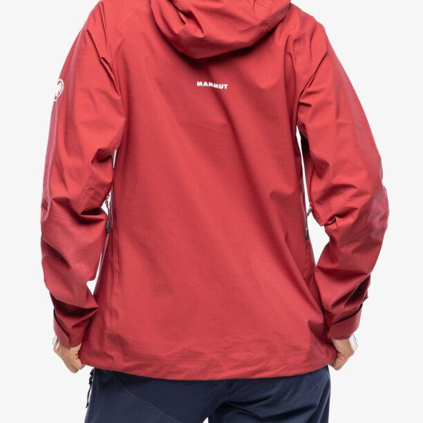 Preţ Geaca impermeabila femei Mammut Taiss HS Hooded Jacket - blood red