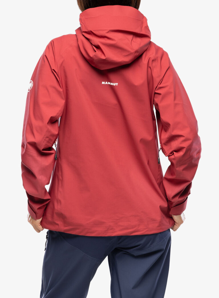 Preţ Geaca impermeabila femei Mammut Taiss HS Hooded Jacket - blood red