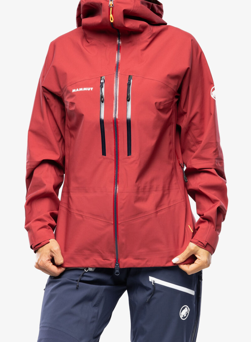 Geaca impermeabila femei Mammut Taiss HS Hooded Jacket - blood red