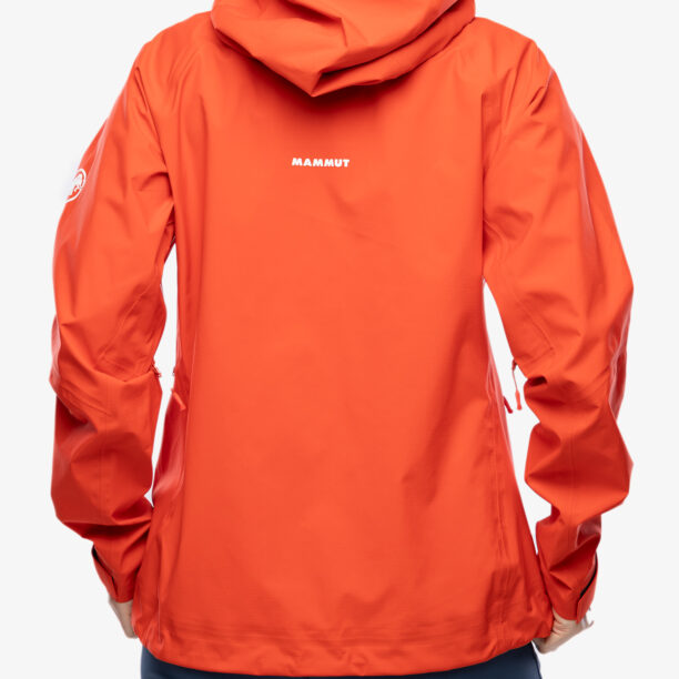 Geaca impermeabila femei Mammut Taiss HS Hooded Jacket - mammut red preţ