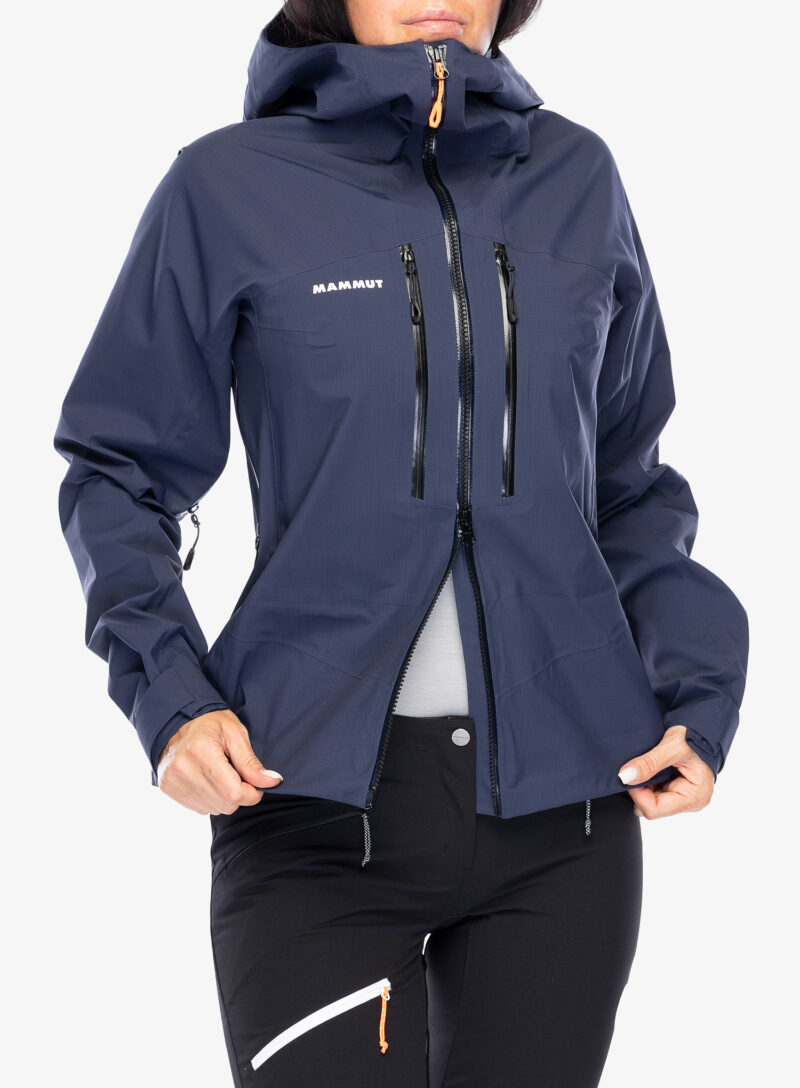 Cumpăra Geaca impermeabila femei Mammut Taiss HS Hooded Jacket - marine/black