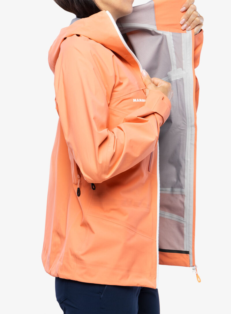 Preţ Geaca impermeabila femei Mammut Taiss HS Hooded Jacket - salmon