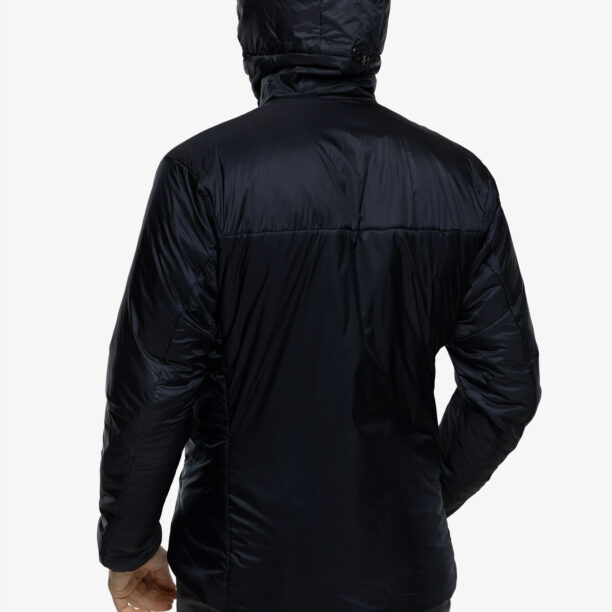 Original Geaca izolată Arcteryx Nuclei Hoody - black sapphire