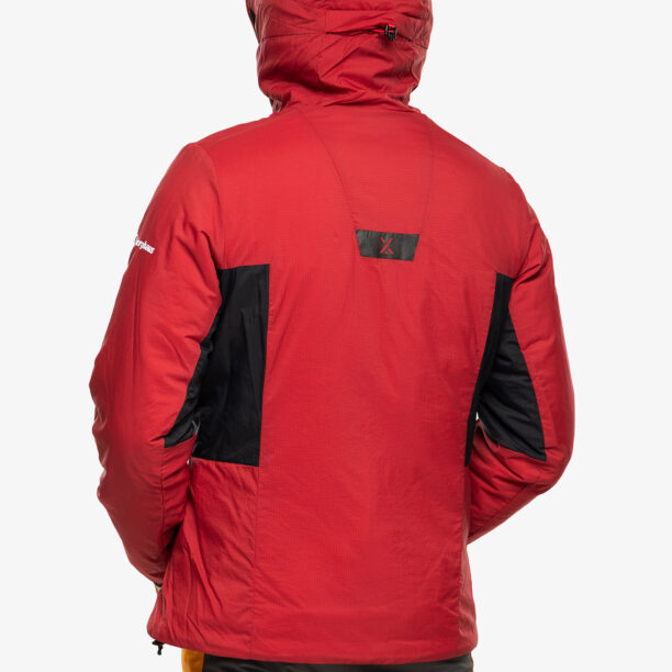 Original Geaca izolată Berghaus MTN Seeker MW Synthetic Hoody - red dahlia/jet black