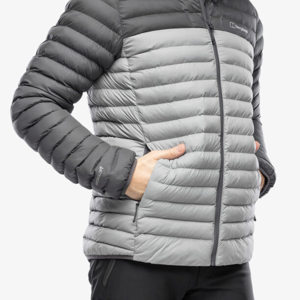 Geaca izolată Berghaus Vaskye NH Jacket - monument/grey pinstripe