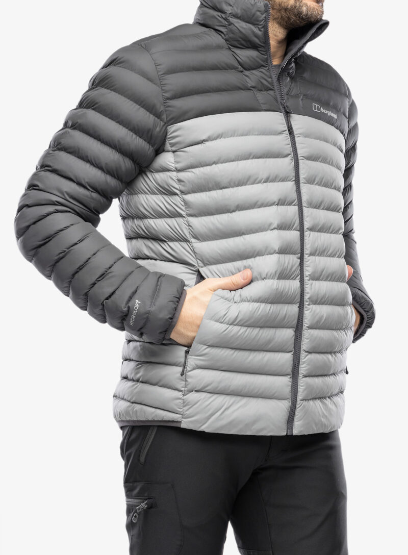 Geaca izolată Berghaus Vaskye NH Jacket - monument/grey pinstripe