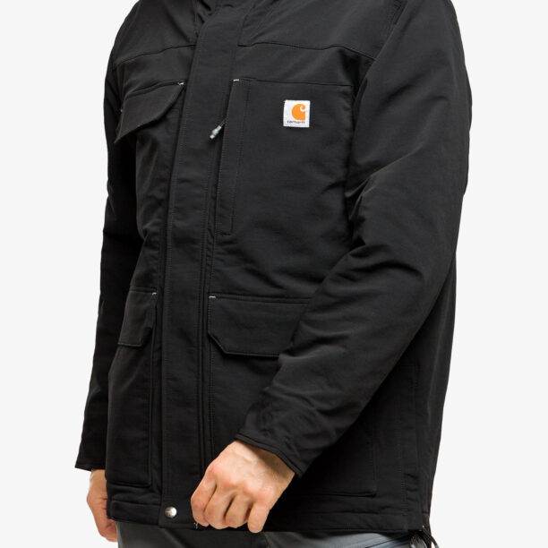 Geaca izolată Carhartt Super Dux Bonded Chore Coat - black