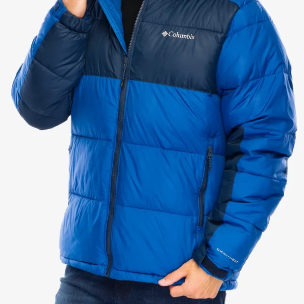 Cumpăra Geaca izolată Columbia Pike Lake II Hooded Jacket - mountain blue/collegiate navy