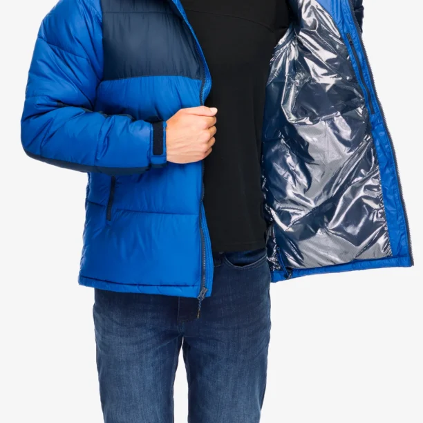 Preţ Geaca izolată Columbia Pike Lake II Hooded Jacket - mountain blue/collegiate navy