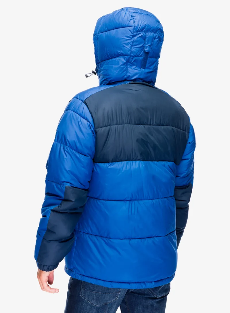 Original Geaca izolată Columbia Pike Lake II Hooded Jacket - mountain blue/collegiate navy