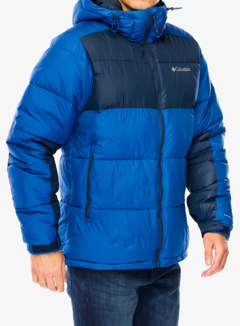 Geaca izolată Columbia Pike Lake II Hooded Jacket - mountain blue/collegiate navy