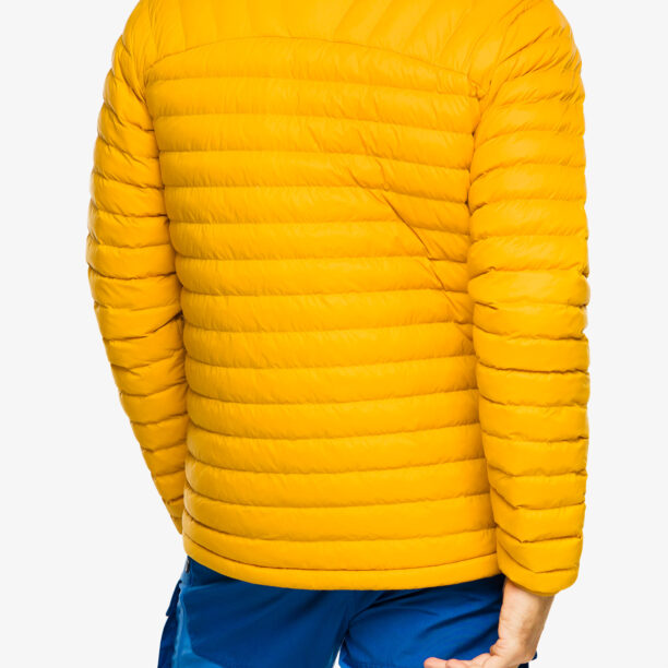 Geaca izolată Fjallraven Expedition Latt Hoodie - mustard yellow preţ