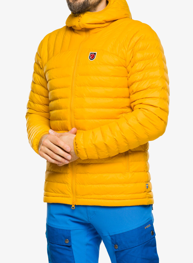 Cumpăra Geaca izolată Fjallraven Expedition Latt Hoodie - mustard yellow