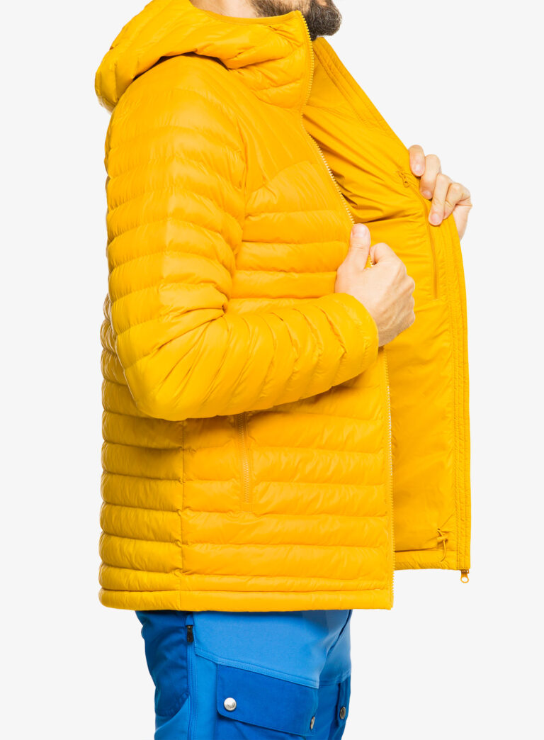 Preţ Geaca izolată Fjallraven Expedition Latt Hoodie - mustard yellow