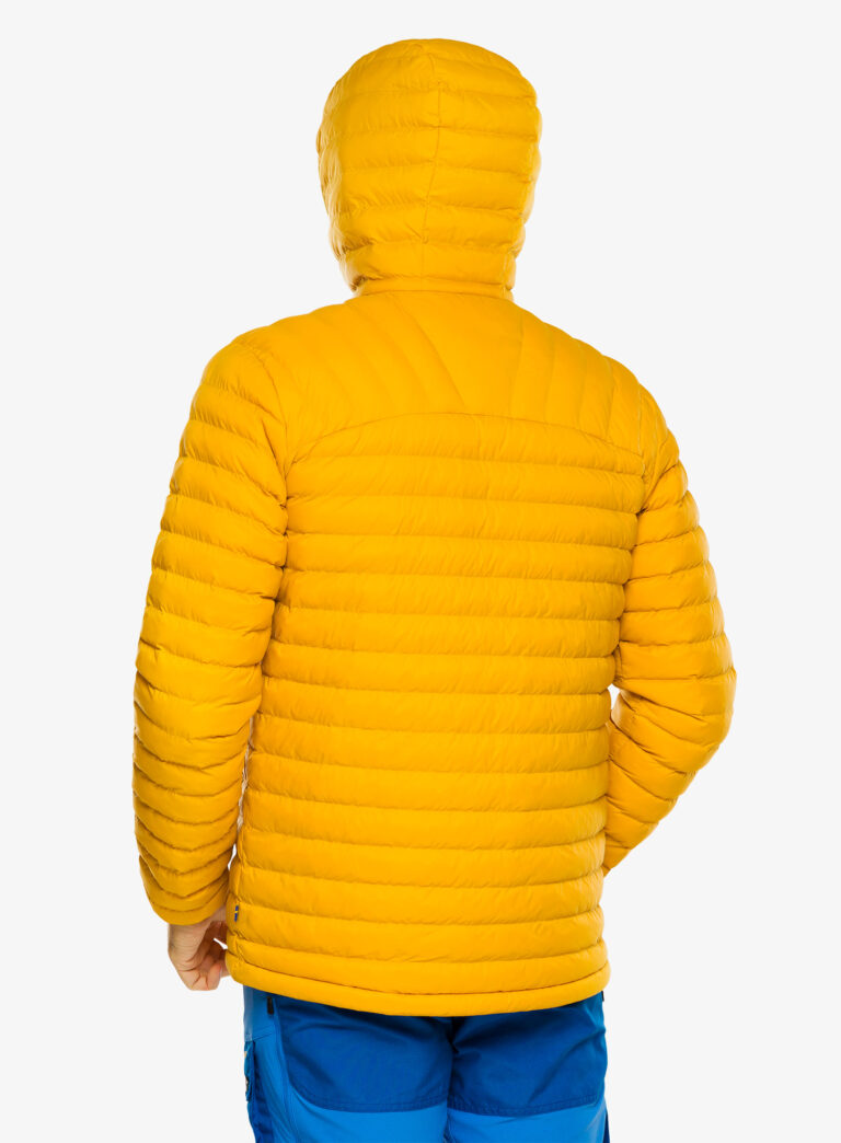 Original Geaca izolată Fjallraven Expedition Latt Hoodie - mustard yellow