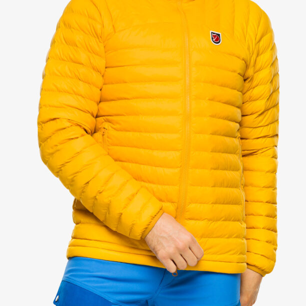 Geaca izolată Fjallraven Expedition Latt Hoodie - mustard yellow