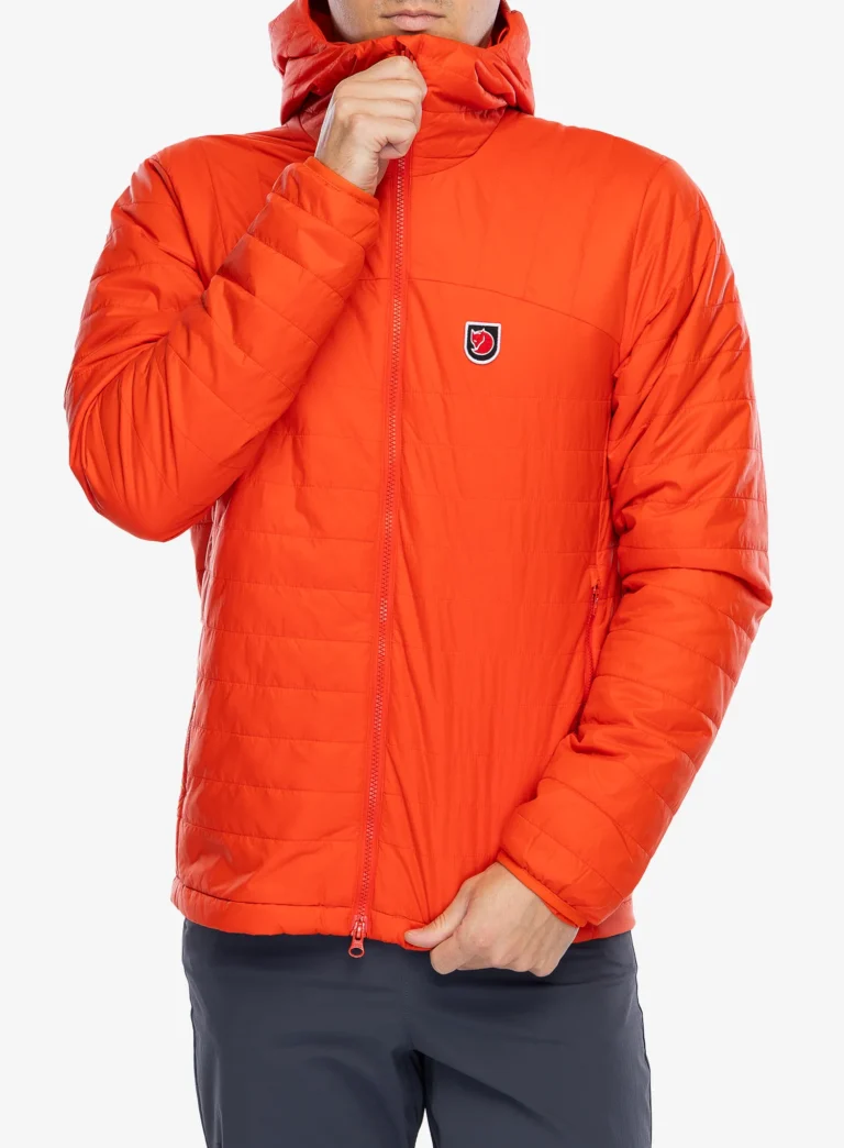 Cumpăra Geaca izolată Fjallraven Expedition X-latt Hoodie - flame orange