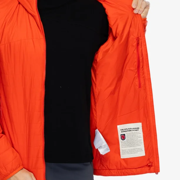 Preţ Geaca izolată Fjallraven Expedition X-latt Hoodie - flame orange